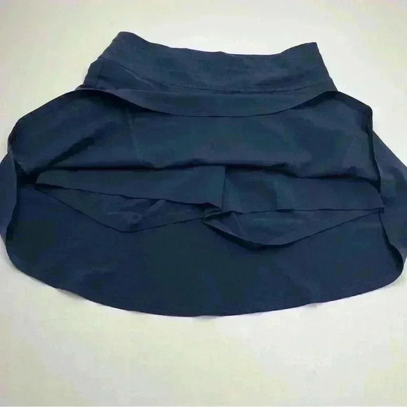 Athleta All Day Skort Women SZ 2 Navy Blue Athletic Athleisure Golf Tennis Skirt - Picture 3 of 8